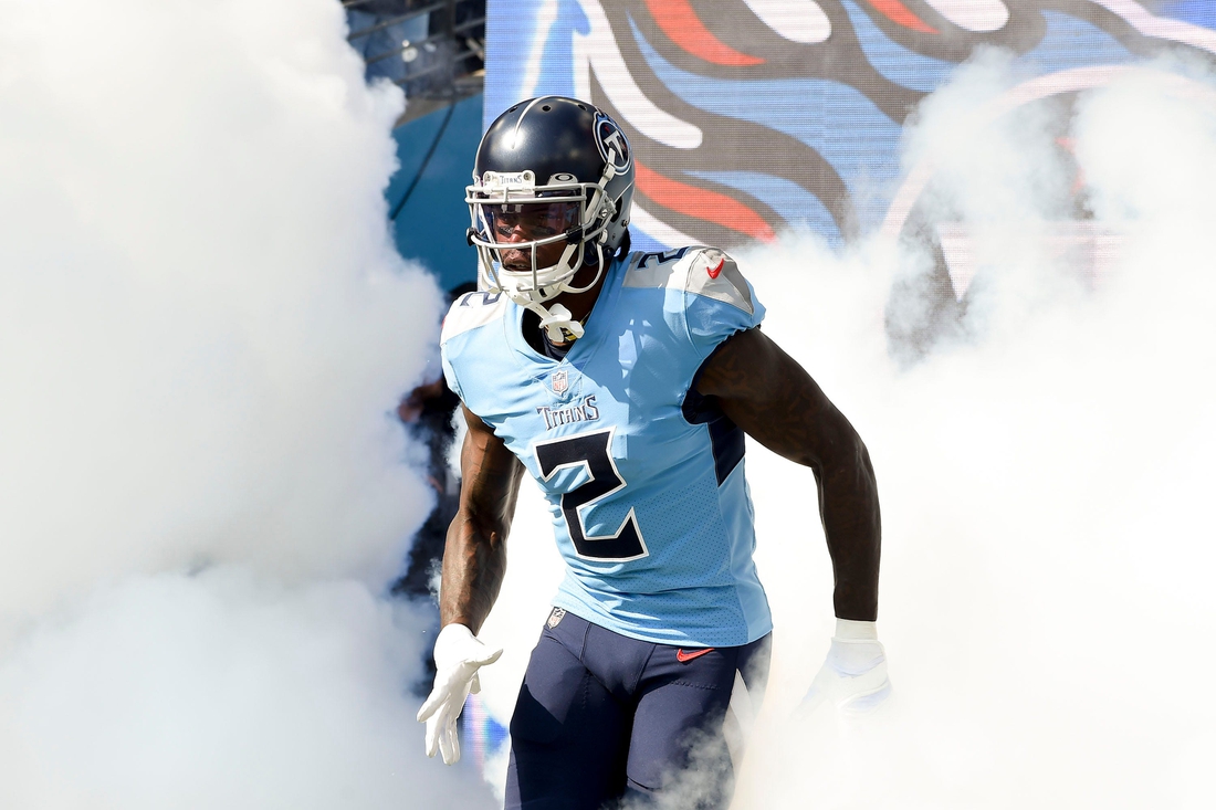 Tennessee Titans wide receiver Julio Jones (2) takes the field to play the Chiefs at Nissan Stadium Sunday, Oct. 24, 2021 in Nashville, Tenn.

Titans Chiefs 049