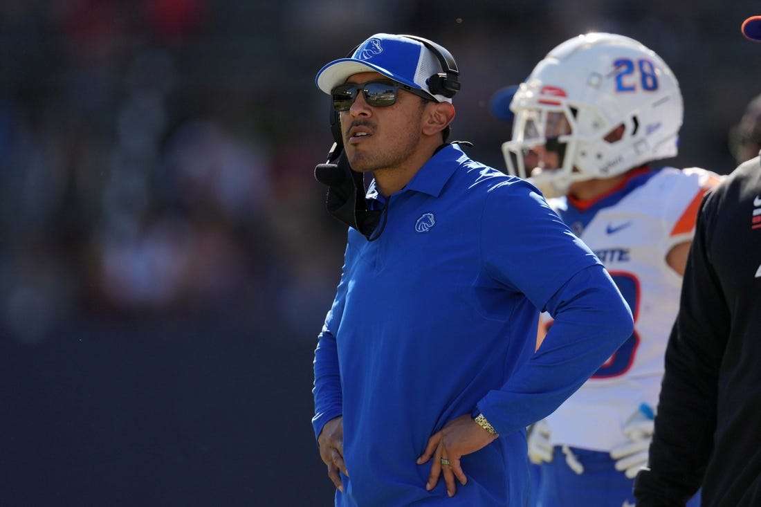 Boise State Broncos head coach Andy Avalos was the position coach of Greg Grimes in 2012.