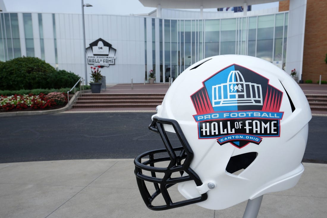 Aug 6, 2022; Canton, OH, USA; A general overall view of the Pro Football Hall of Fame. Mandatory Credit: Kirby Lee-USA TODAY Sports
